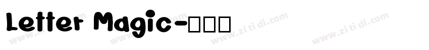 Letter Magic字体转换